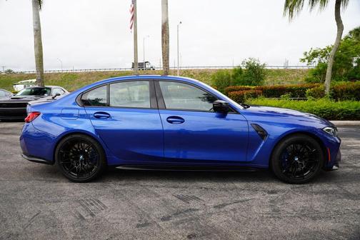 Blue Metallic 2024 BMW M3 Competition xDrive