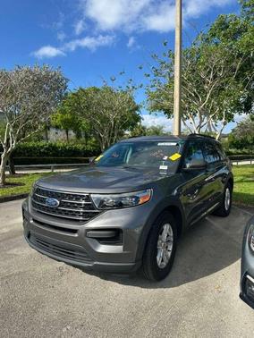 Gray Metallic 2021 Ford Explorer XLT