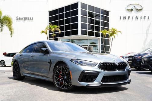 Bluestone Metallic 2022 BMW M8 Competition Gran Coupe