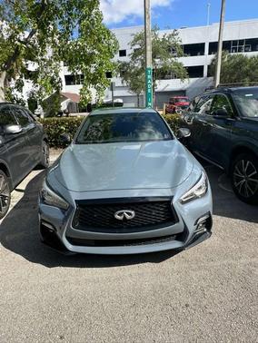 Slate Gray 2023 INFINITI Q50 RED SPORT 400