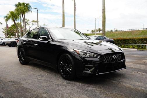 Black Obsidian 2024 INFINITI Q50 LUXE