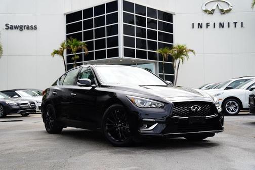 Black Obsidian 2024 INFINITI Q50 LUXE