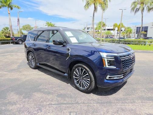 Deep Ocean Blue 2025 Nissan Armada Platinum Reserve