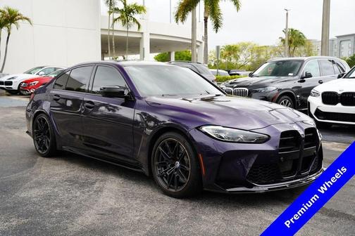 Techno Violet 2023 BMW M3 Competition xDrive