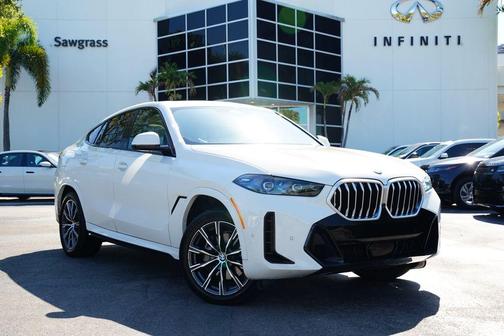 Alpine White 2025 BMW X6 xDrive40i