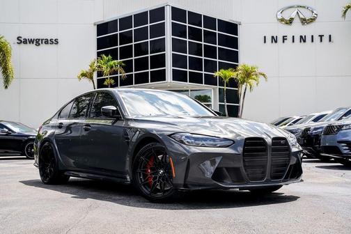 Gray Metallic 2022 BMW M3 Competition xDrive