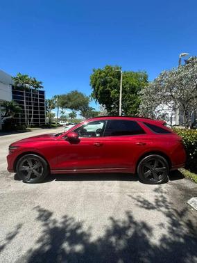 Red 2025 Genesis GV70 3.5T Sport