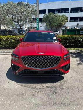 Red 2025 Genesis GV70 3.5T Sport