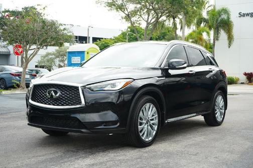 Black Obsidian 2025 INFINITI QX50 LUXE