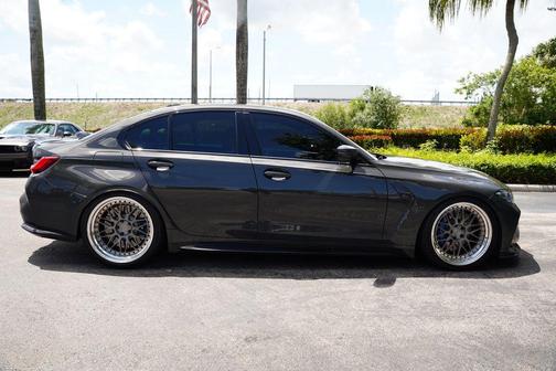 Gray Metallic 2023 BMW M3 Competition xDrive