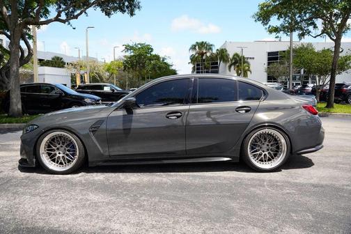 Gray Metallic 2023 BMW M3 Competition xDrive