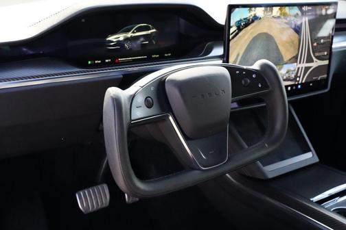 Gray 2022 Tesla Model X Plaid