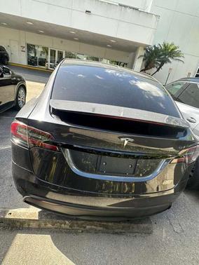 Gray 2022 Tesla Model X Plaid