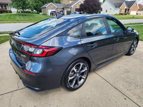Gray 2025 Honda Civic Hybrid Sport Touring