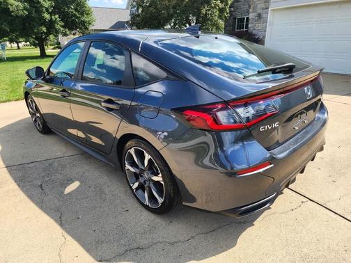 Gray 2025 Honda Civic Hybrid Sport Touring