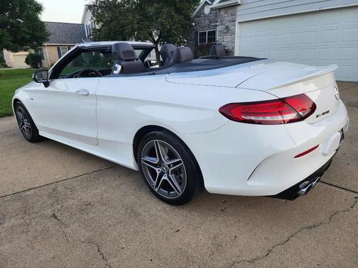 White 2019 Mercedes-Benz AMG C 43 4MATIC