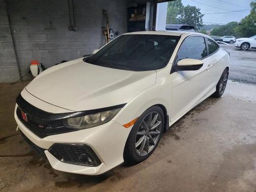White Orchid Pearl 2018 Honda Civic Manual