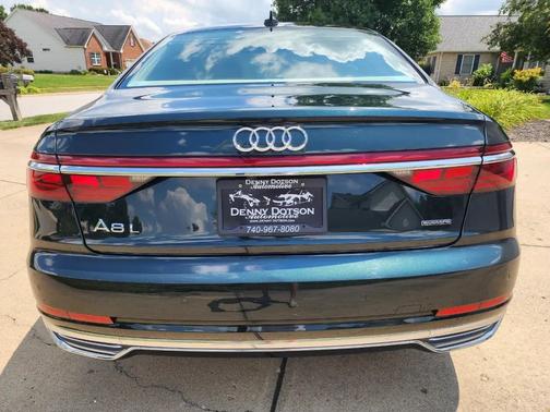 Green 2019 Audi A8 55 TFSI quattro