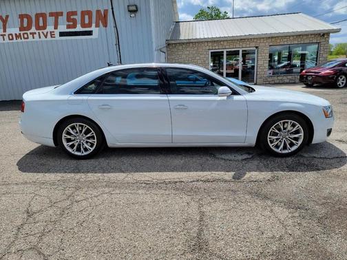 White 2012 Audi A8 4.2