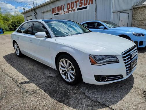 White 2012 Audi A8 4.2