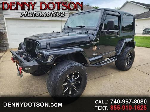 Black 2001 Jeep Wrangler Sahara