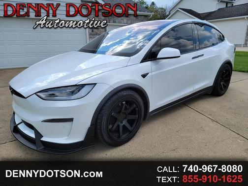 Pearl White Multi-Coat 2022 Tesla Model X Long Range AWD