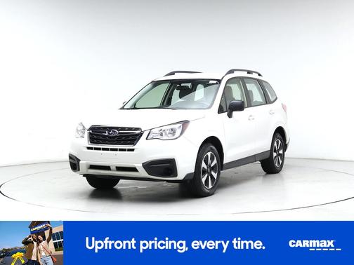 White 2018 Subaru Forester 2.5I