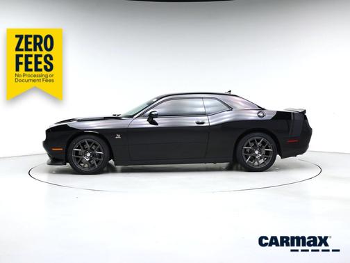 Black 2016 Dodge Challenger R/T Scat Pack