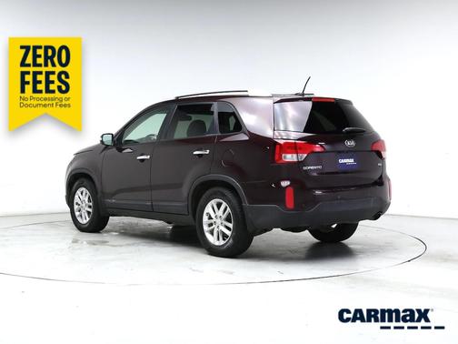 Burgundy 2015 Kia Sorento LX