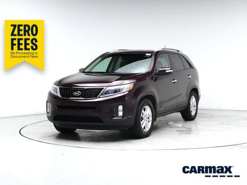 Burgundy 2015 Kia Sorento LX
