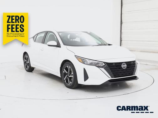 White 2025 Nissan Sentra SV