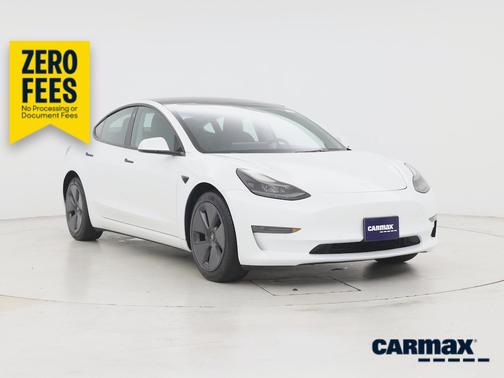White 2022 Tesla Model 3