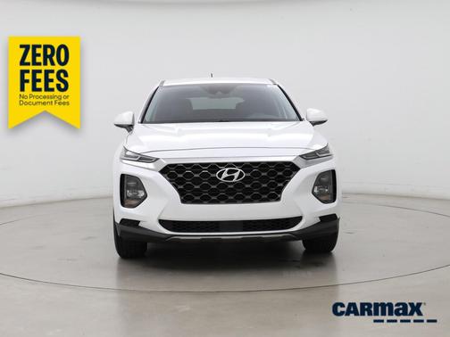 White 2020 Hyundai SANTA FE SE