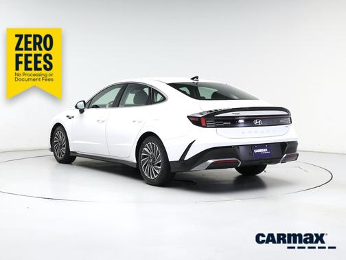 White 2025 Hyundai SONATA Hybrid SEL