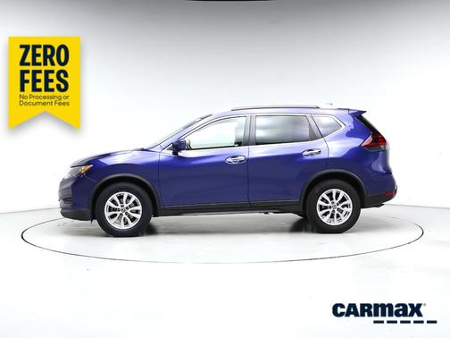 Blue 2020 Nissan Rogue SV