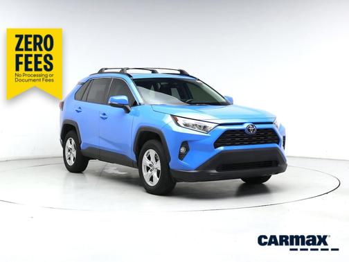 Blue 2021 Toyota RAV4 XLE