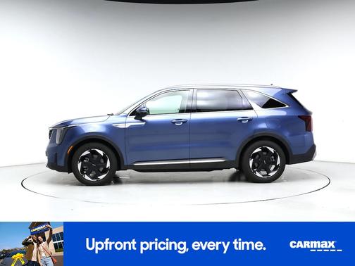 Blue 2025 Kia Sorento Hybrid EX