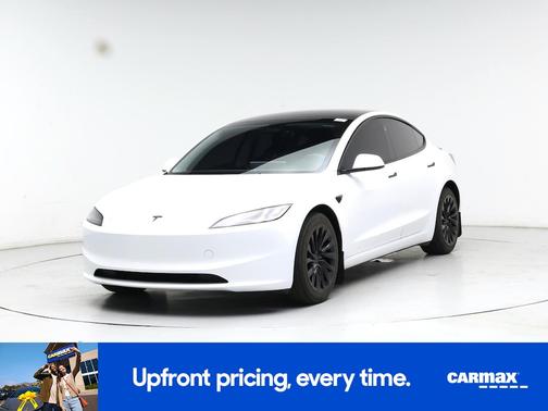 White 2025 Tesla Model 3 Long Range