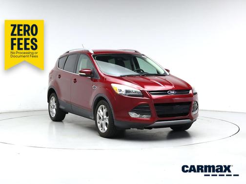 Red 2014 Ford Escape Titanium