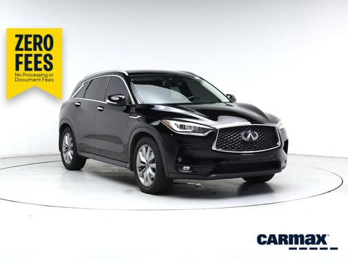 Black 2020 INFINITI QX50 Pure