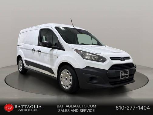 Frozen White 2018 Ford Transit Connect XL w/Rear Liftgate