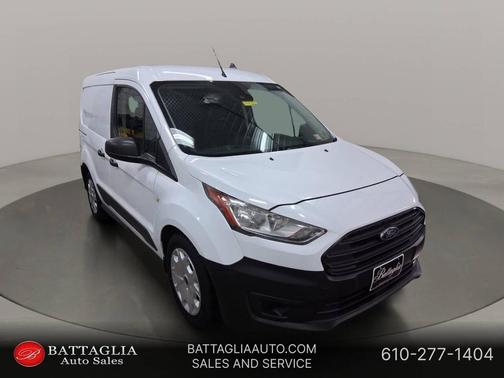 Frozen White 2019 Ford Transit Connect XL 4dr SWB Cargo Mini Van w/Rear Doors