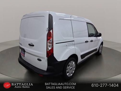 Frozen White 2019 Ford Transit Connect XL 4dr SWB Cargo Mini Van w/Rear Doors