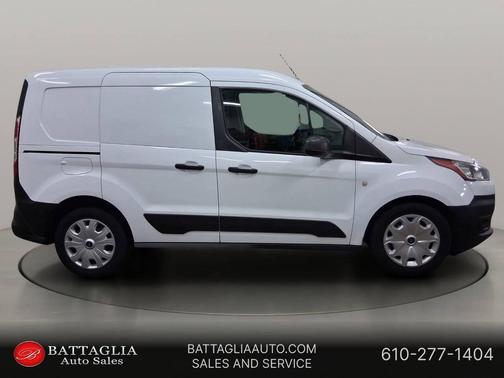 Frozen White 2019 Ford Transit Connect XL 4dr SWB Cargo Mini Van w/Rear Doors