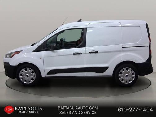 Frozen White 2019 Ford Transit Connect XL 4dr SWB Cargo Mini Van w/Rear Doors