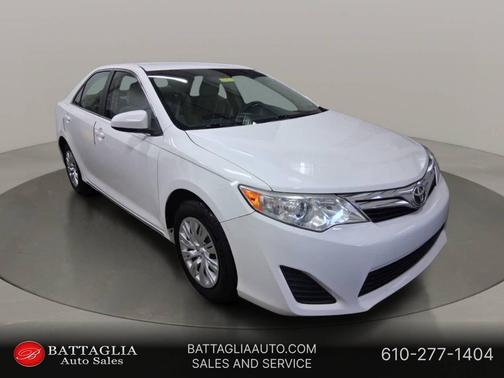 Super White 2012 Toyota Camry LE