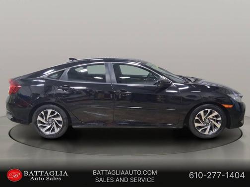 Black 2018 Honda Civic EX