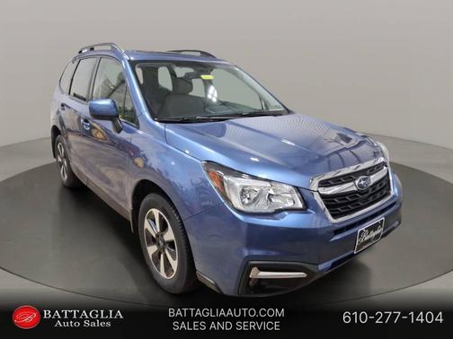 Quartz Blue Pearl 2018 Subaru Forester 2.5i Premium