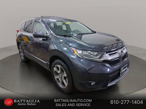 Gray 2018 Honda CR-V EX