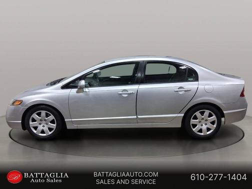 Silver 2008 Honda Civic LX